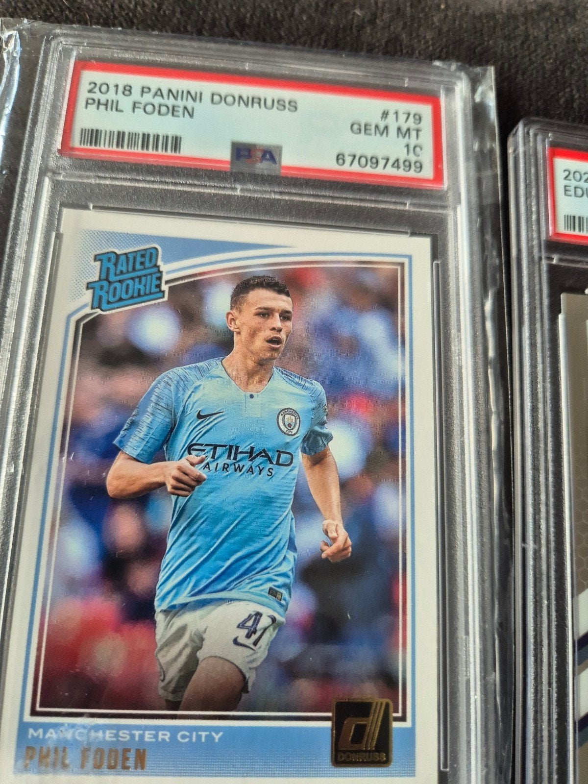 Phil Foden 2018 Panini Donruss Rated Rookie PSA 10, Ophalen of Verzenden