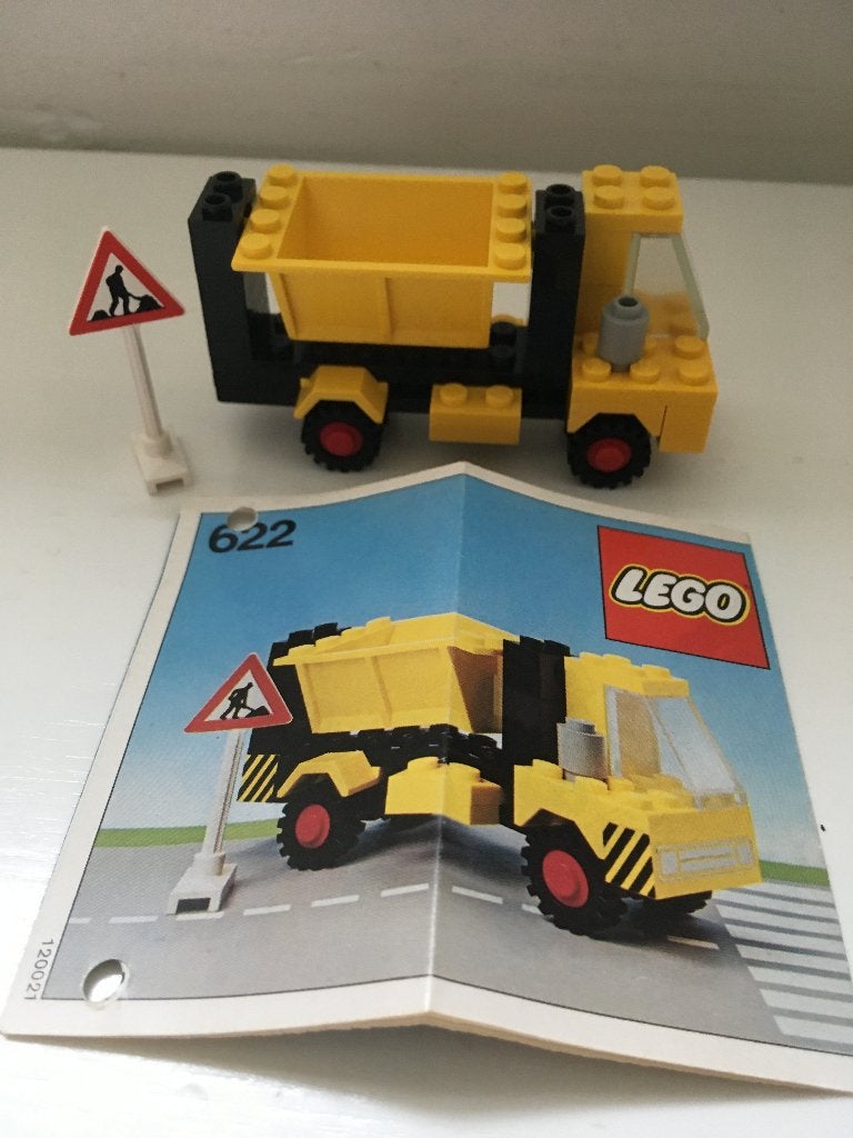 Lego 622 vrachtauto/kipper - tipper truck (classic town), Gebruikt, Lego, Inclusief instructies, Ophalen of Verzenden