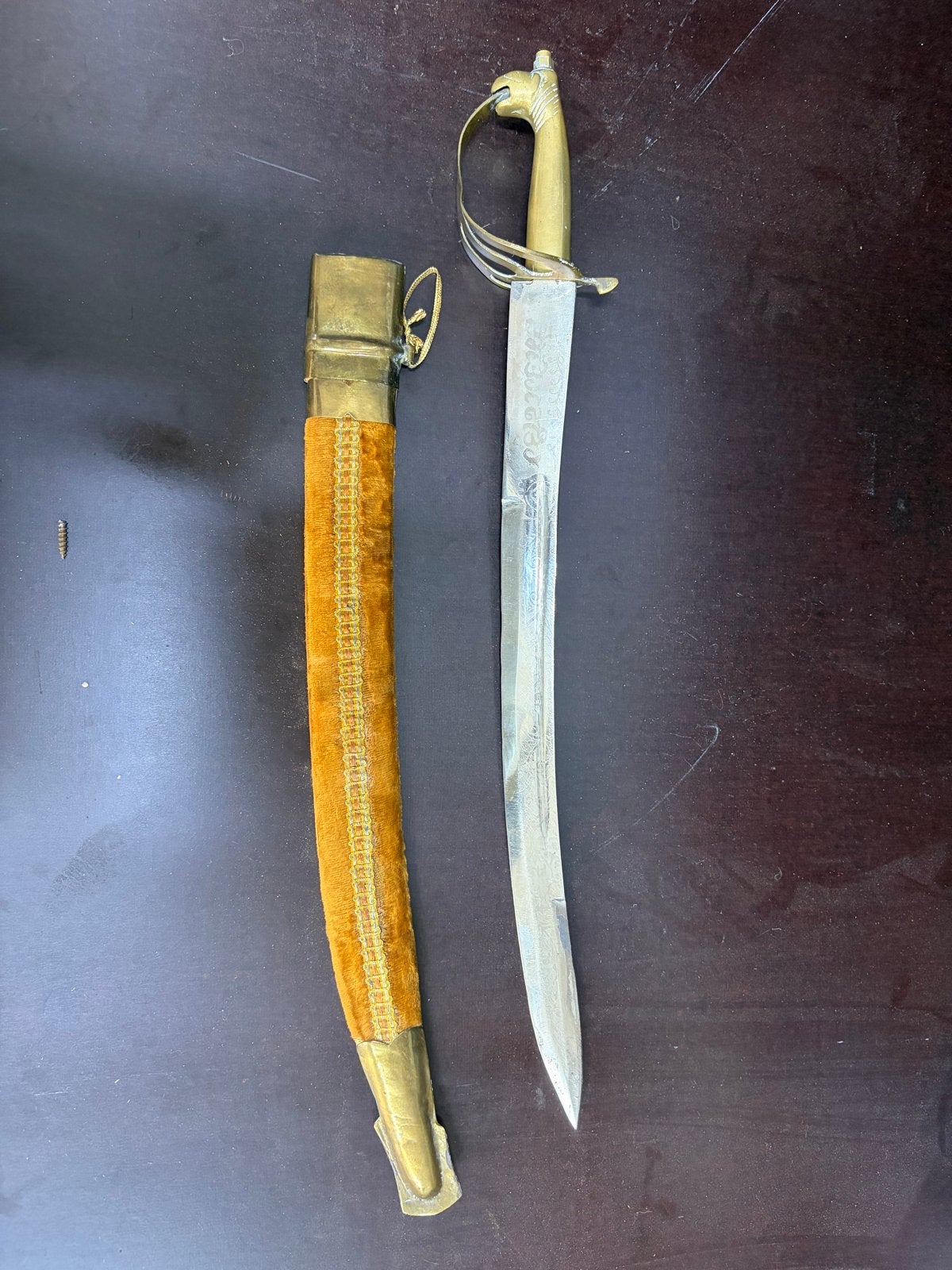 Decoratieve Indiase Tulwar Sabel - 47 cm, Ophalen of Verzenden, Zo goed als nieuw