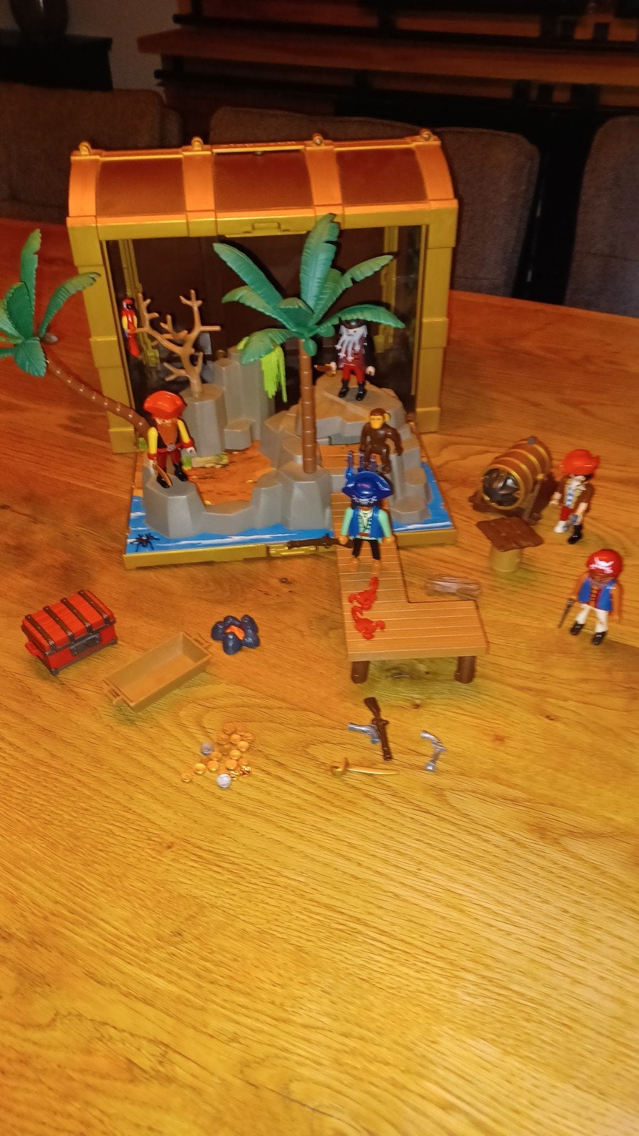 playmobil 4432 piraten schatkist, Ophalen of Verzenden, Gebruikt, Pirates, Overige typen