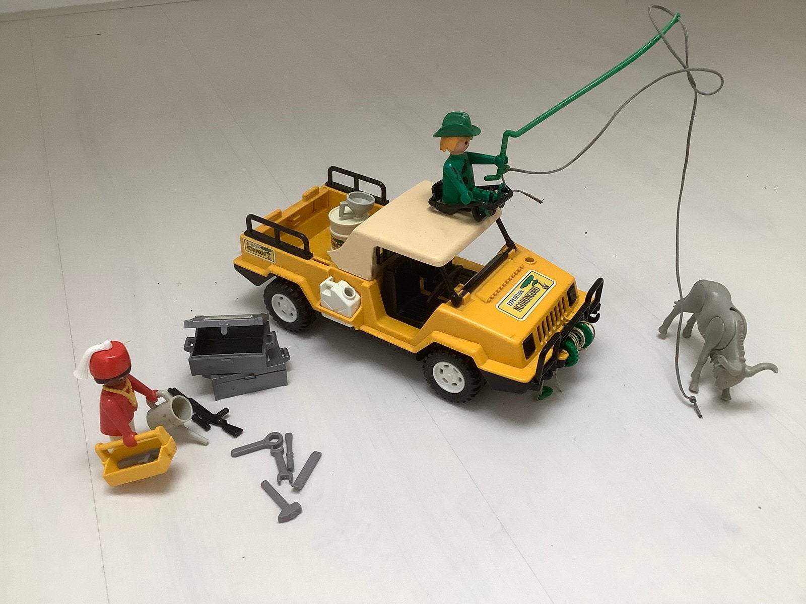 Expeditie Ngorngoro, vintage playmobil, Kinderen en Baby's, Ophalen of Verzenden, Gebruikt
