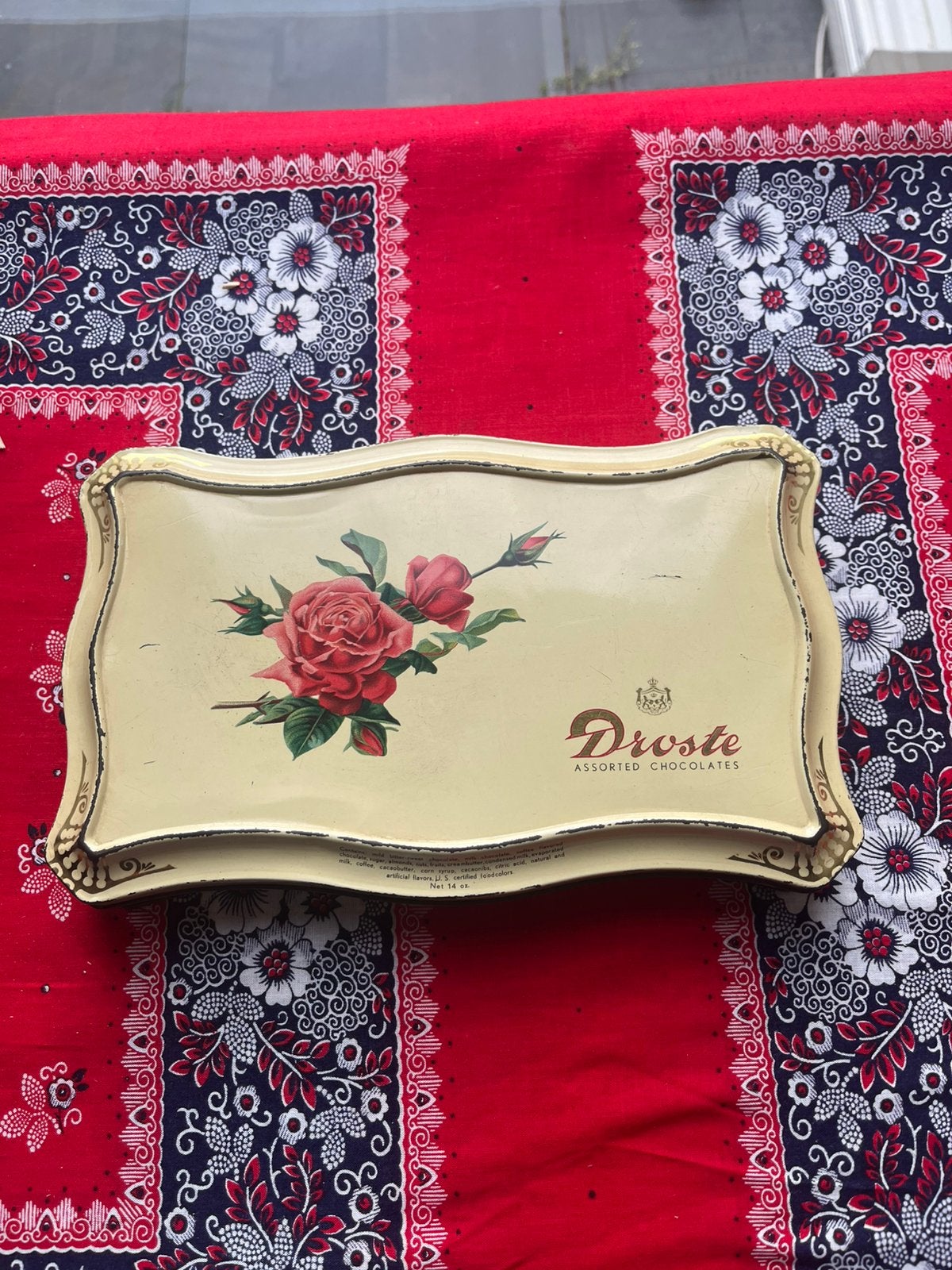 Droste Assorted Chocolates, Verzamelen, Blikken, Ophalen of Verzenden, Gebruikt, Overige, Droste