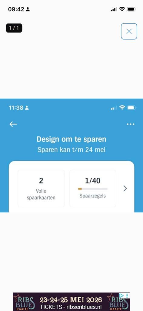 Ah zegels/ Brabantia zegels, zijn digitaal, Twee personen, Kortingsbon