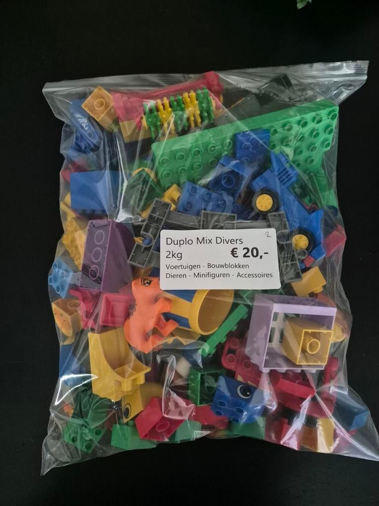 LEGO duplo 2 kg mix divers 2, Ophalen of Verzenden, Gebruikt, Duplo