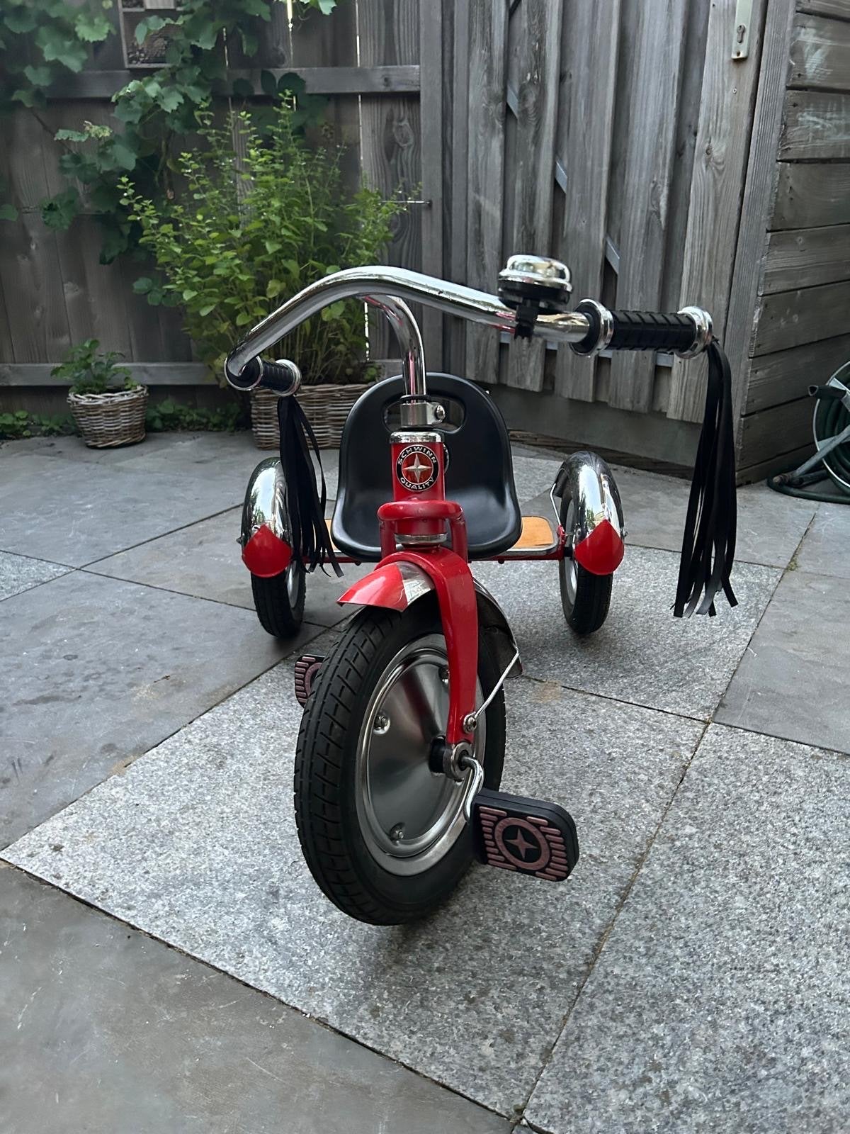 Vintage Schwinn Driewieler - Rood met Chrome Accenten, Ophalen, Gebruikt
