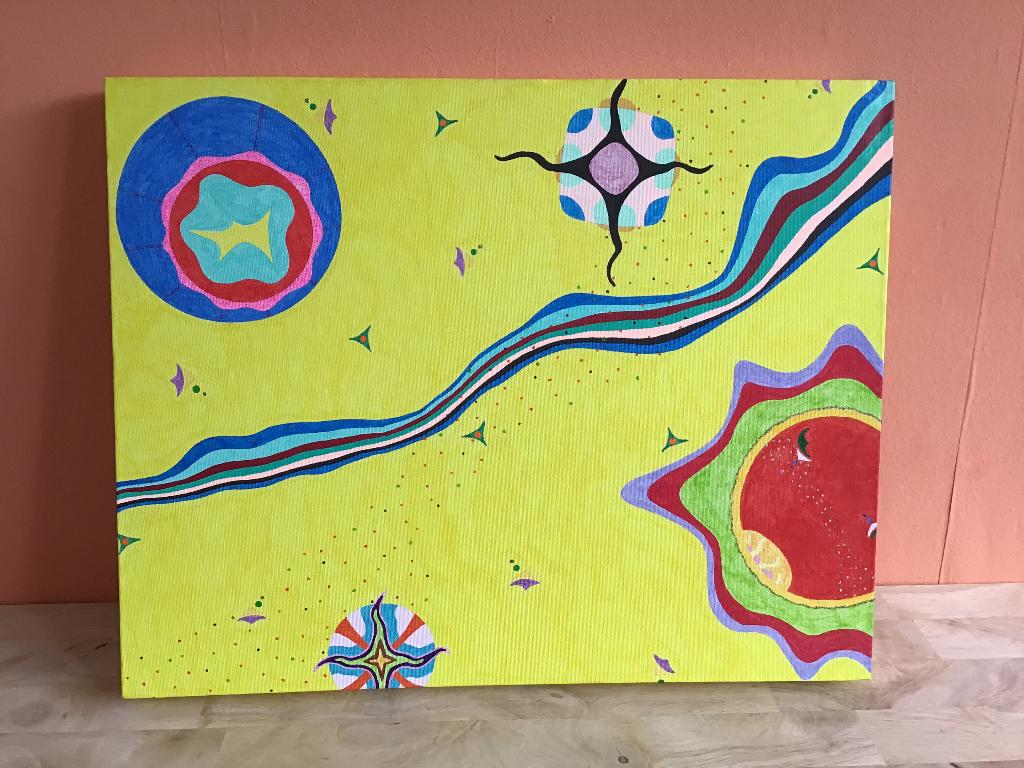 Schilderij ‘Eyes’, Antiek en Kunst, Ophalen