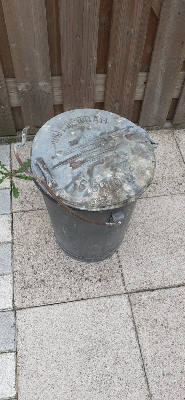 VUILNISBAK  ROTTERDAM, Gebruikt, Minder dan 30 cm, Rond, Ophalen of Verzenden