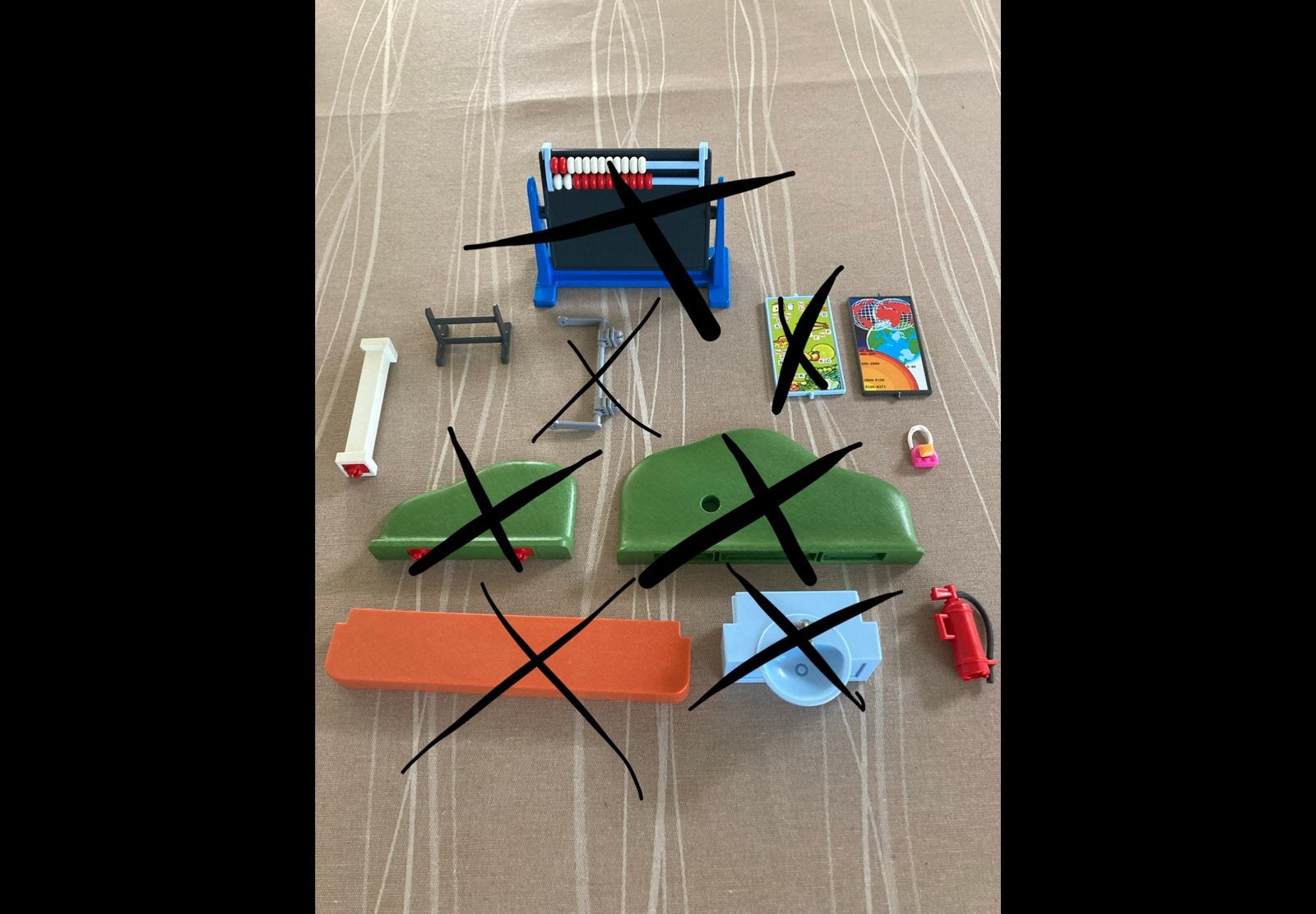 Playmobil accessoires school gebouw., Ophalen of Verzenden, Zo goed als nieuw