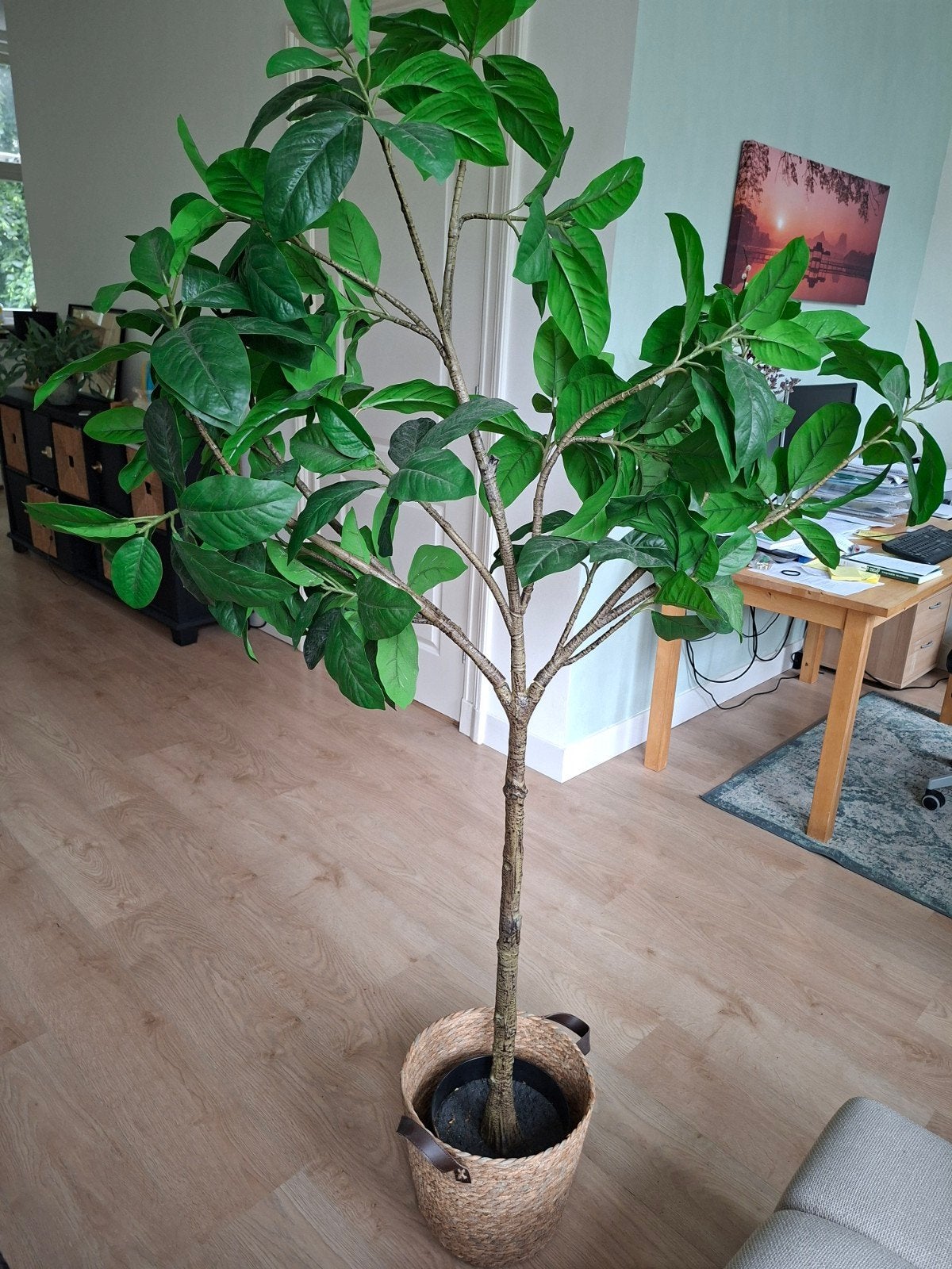 Grote Ikea FEJKA kunstplant/boom Magnolia, binnen en buiten, Huis en Inrichting, Ophalen, Zo goed als nieuw, Binnen