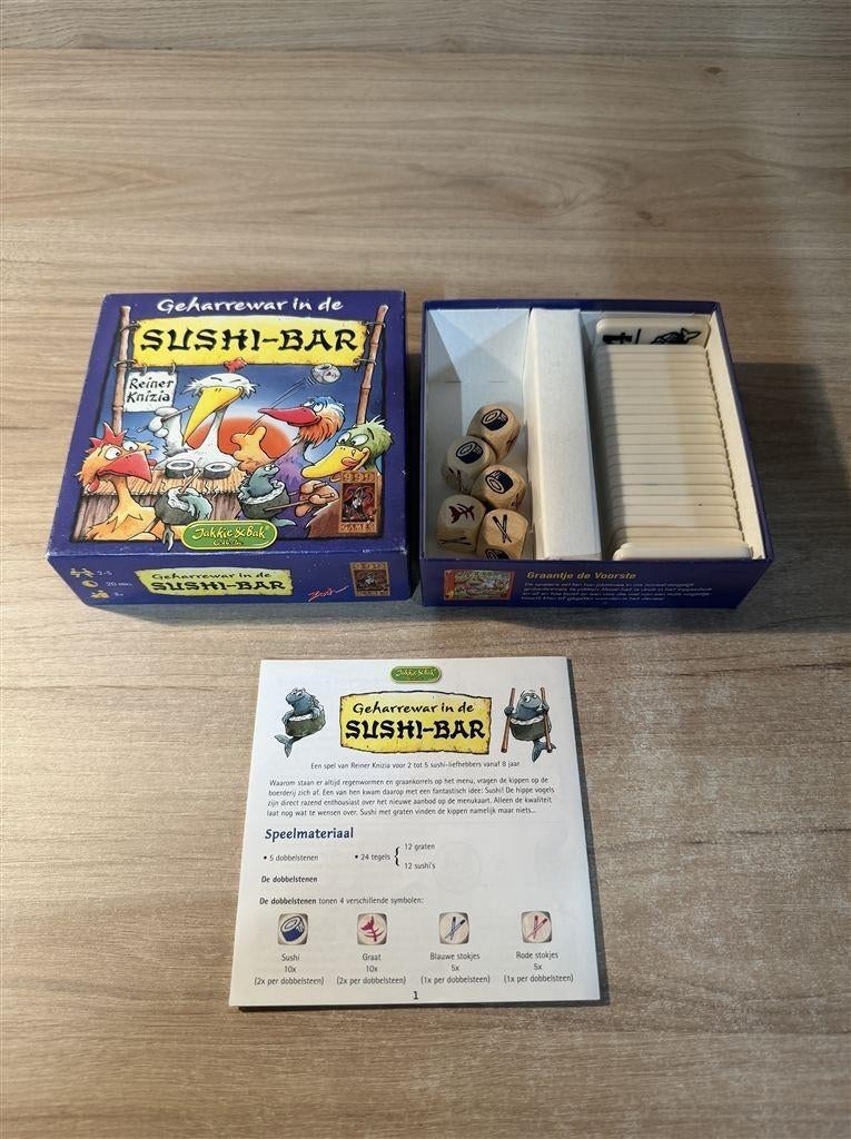 geharrewar in de Sushi-bar - 999 games - s6583, Verzenden, Zo goed als nieuw