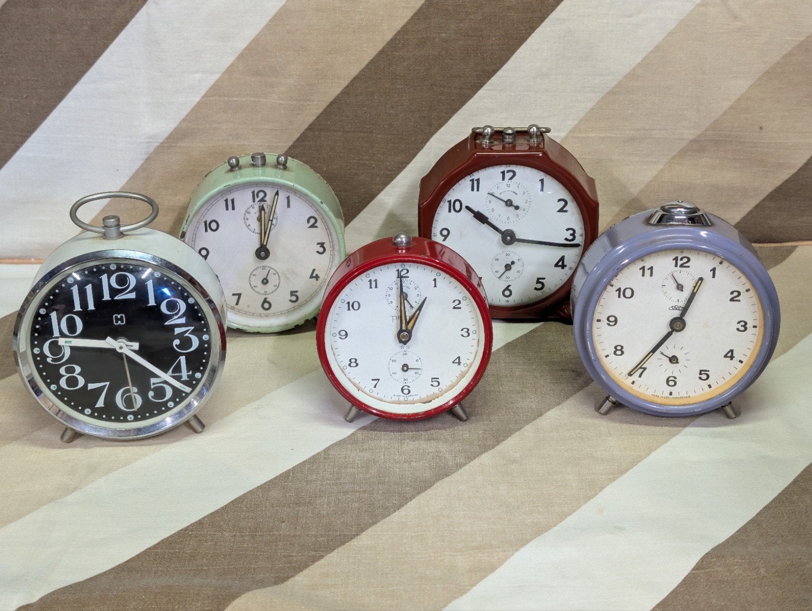 Vintage wekkers leuke set!!, Ophalen of Verzenden