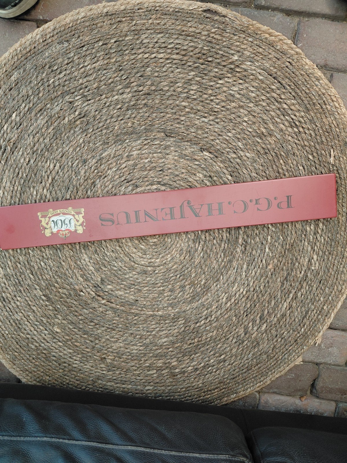 Origineel P.G.C. Hajenius reclamebord - Mancave/Lounge, Ophalen of Verzenden