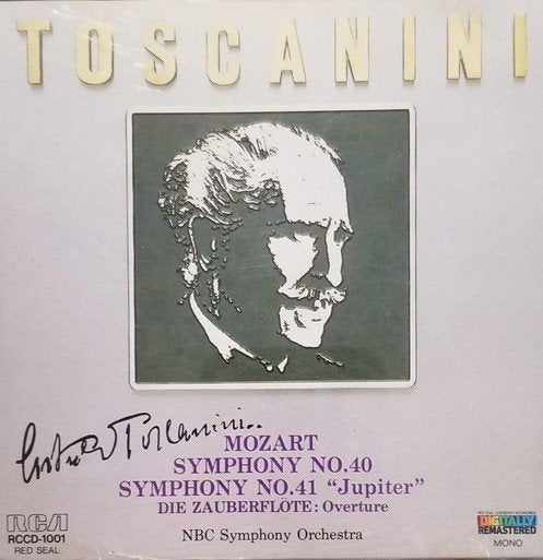 MOZART Symphony no. 40 & 41 CD TOSCANINI RCA JAPAN, Ophalen of Verzenden, Classicisme, Zo goed als nieuw, Orkest of Ballet