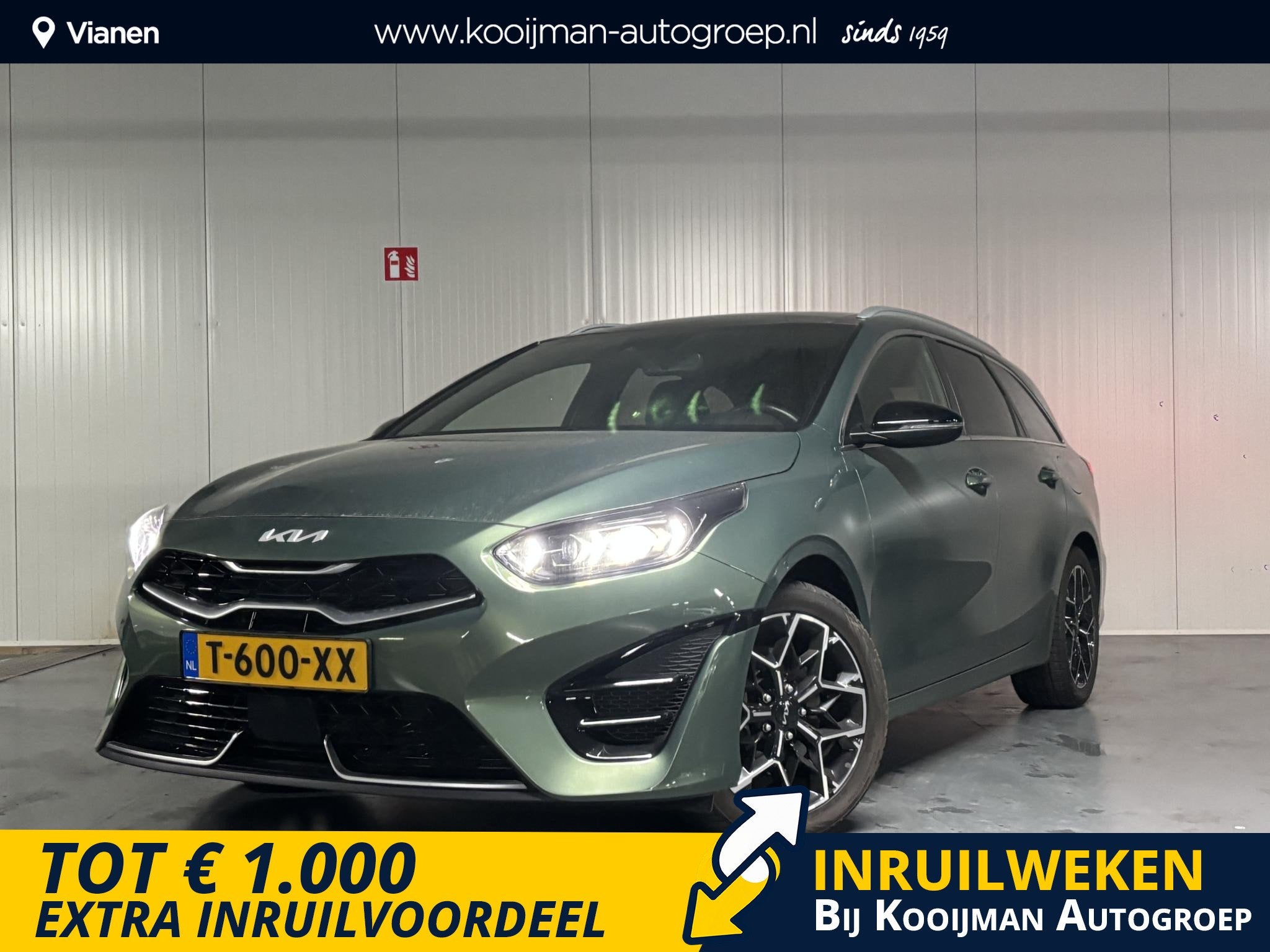 Kia Ceed Sportswagon 1.0 T-GDi GT-Line, Auto's, Gebruikt, Euro 6, Alcantara, Origineel Nederlands