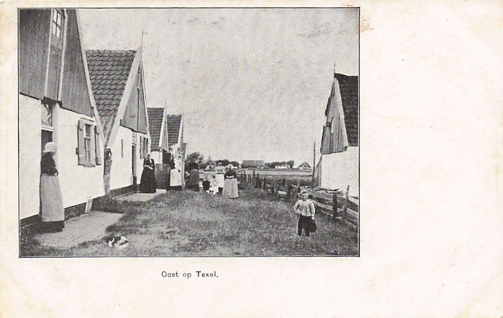 AN276 Oost op Texel begin 1900, Verzenden, Voor 1920, Ongelopen, Waddeneilanden