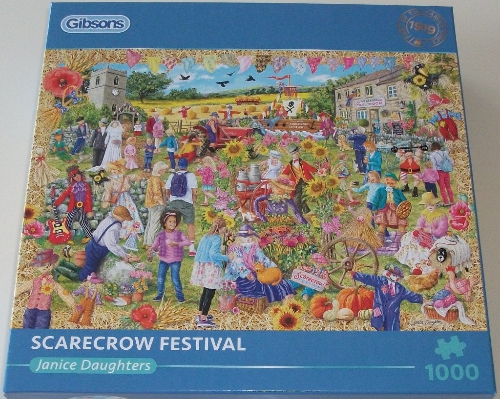 Puzzel *** SCARECROW FESTIVAL *** 1000 stukjes Gibsons, Ophalen of Verzenden, 500 t/m 1500 stukjes, Zo goed als nieuw, Legpuzzel