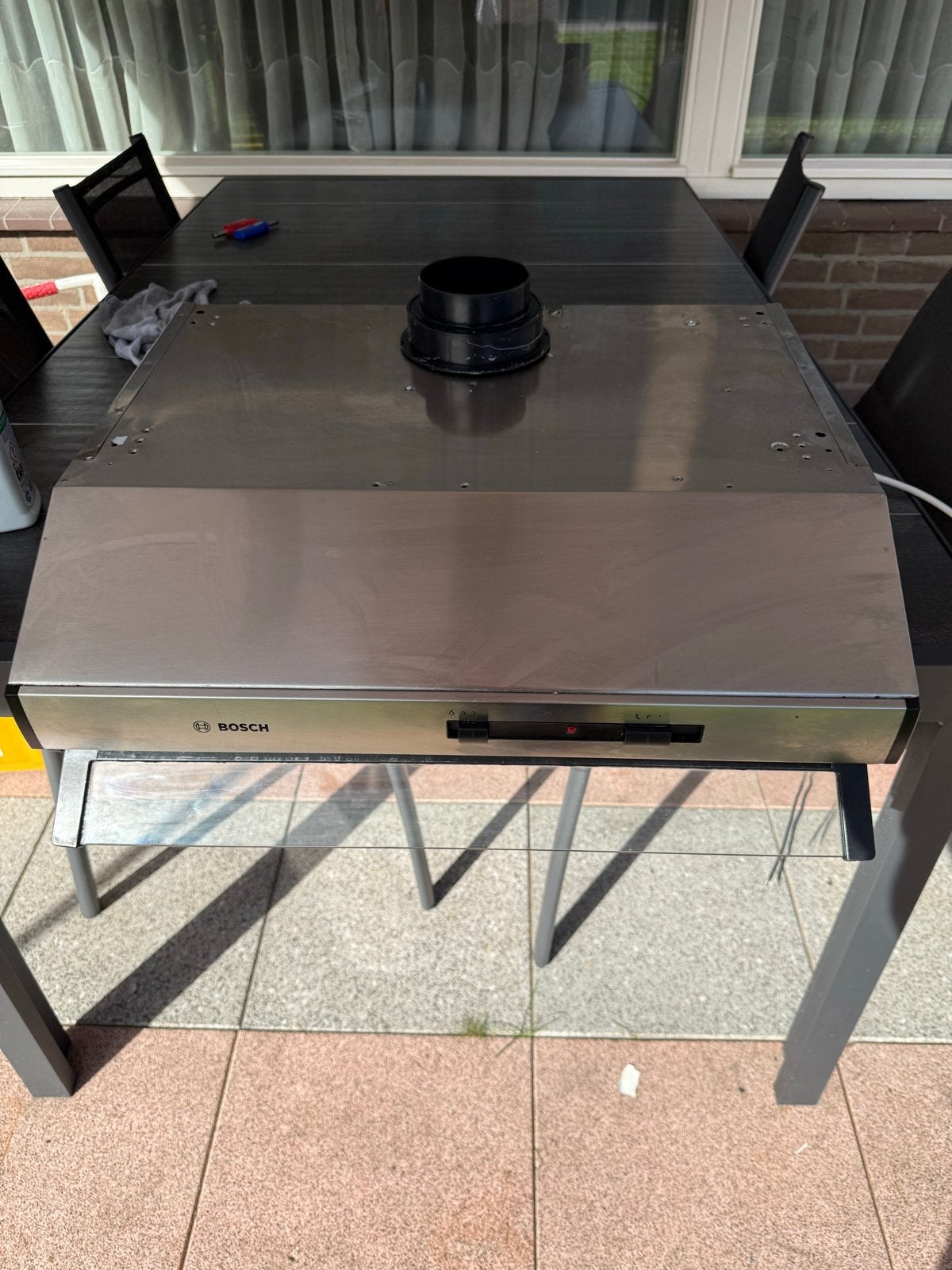 Bosch DUL60FA50/02 RVS Afzuigkap 60 cm, Witgoed en Apparatuur, Gebruikt, Minder dan 200 m³ per uur, Onderbouw afzuigkap, Ophalen of Verzenden