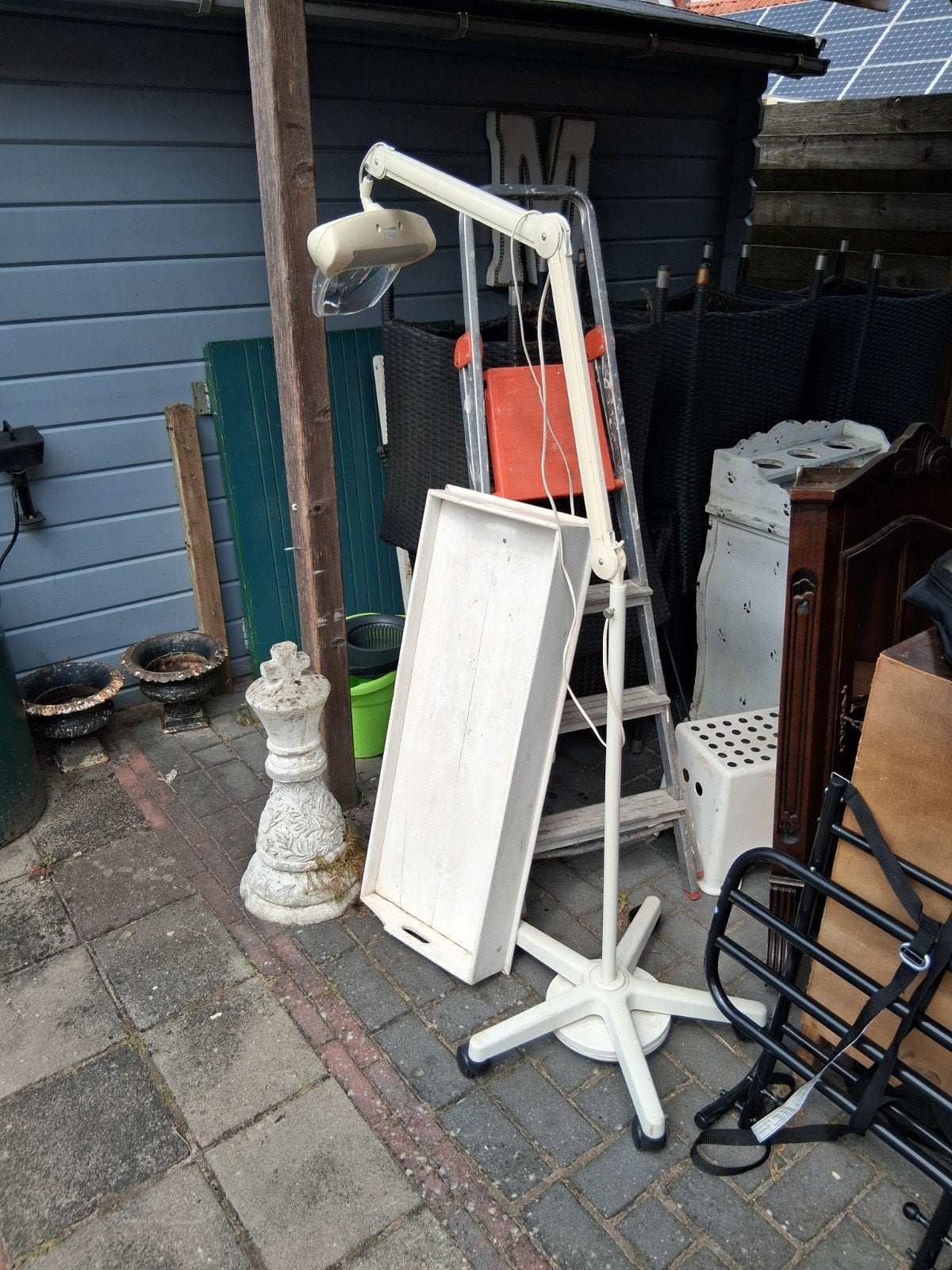 luxo verrijdbare loeplamp, Ophalen, Zo goed als nieuw, Loeplamp