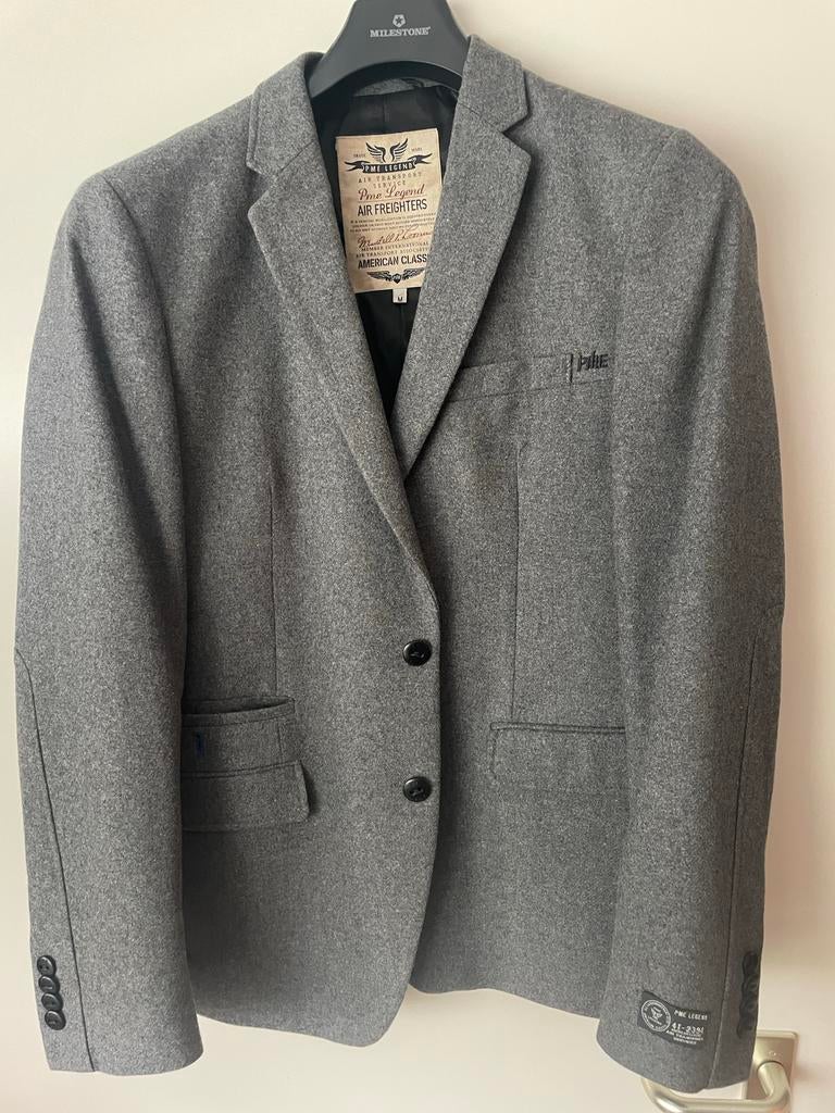 Stijlvol Grijs Jasje van PME Legend - Maat M, Kleding | Heren, Ophalen of Verzenden, Zo goed als nieuw, Maat 48/50 (M), Grijs