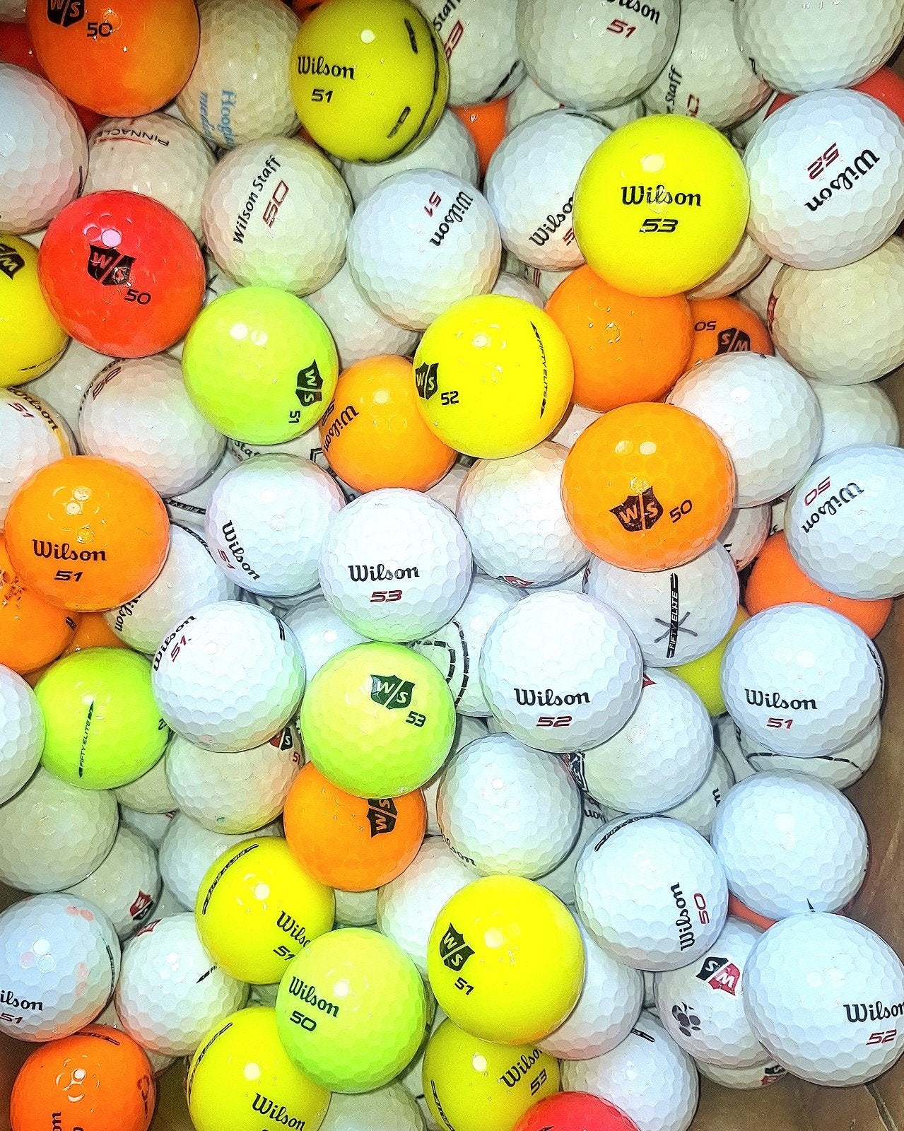 50 Wilson Staff Fifty Elite golfballen, Ophalen of Verzenden, Bal(len)