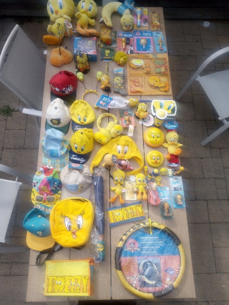 Grote verzameling TWEETY Looney tunes 58 items, Ophalen of Verzenden, Zo goed als nieuw