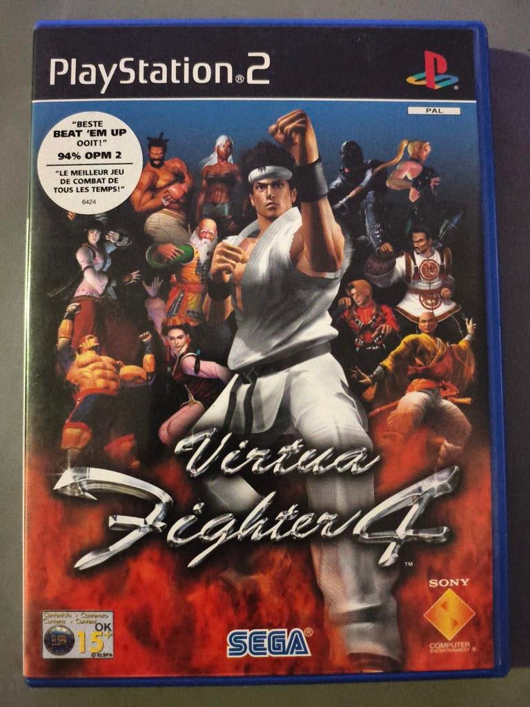 Virtua Fighter 4 - PlayStation 2 (PS2) - Vechtgame, Gebruikt, Vechten, 2 spelers, Eén computer