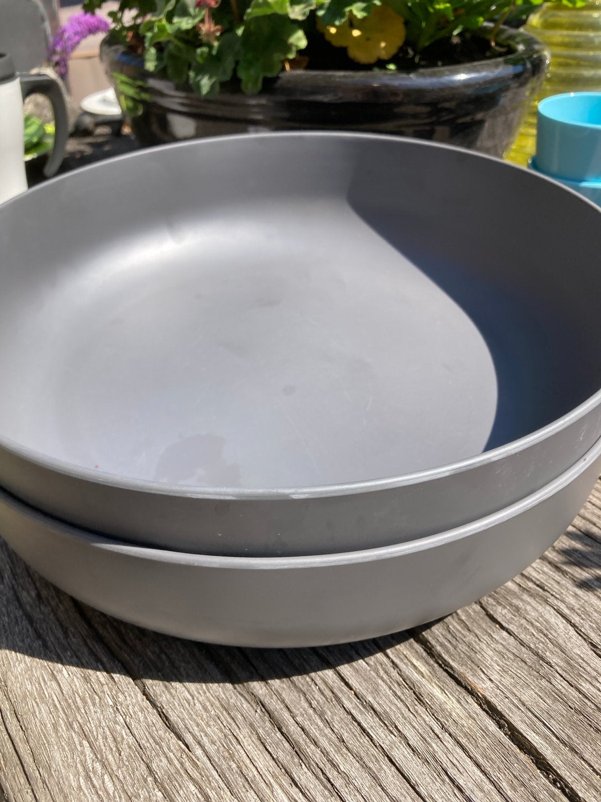 Royal VKB schaal 30 cm serveerschaal € 6,00 per stuk, Kunststof, Gebruikt, Schaal, Rond