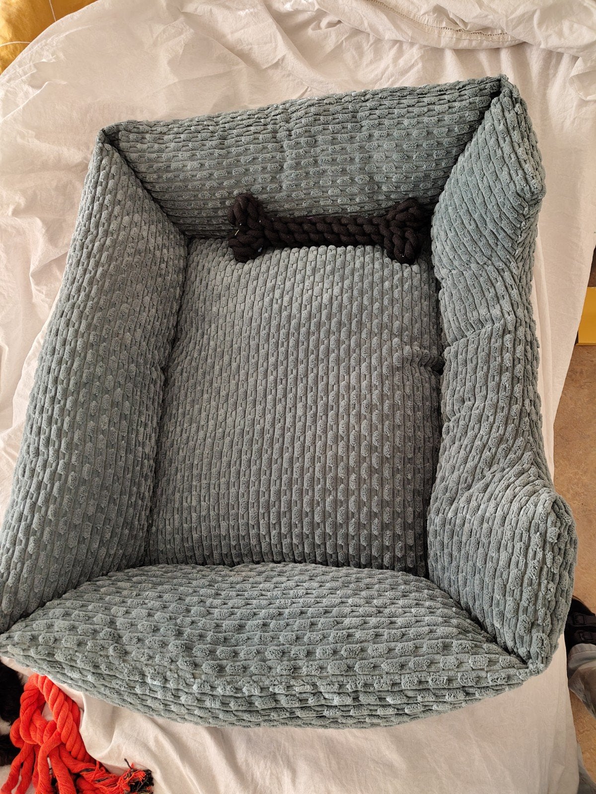 hondenmand Adori Nieuw 85x60x20 groen fluweel, Ophalen, Nieuw, Pluche