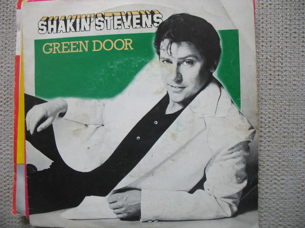 single-sale; Shakin' Stevens - Green door, Cd's en Dvd's, Gebruikt, 7 inch, Single, Ophalen of Verzenden