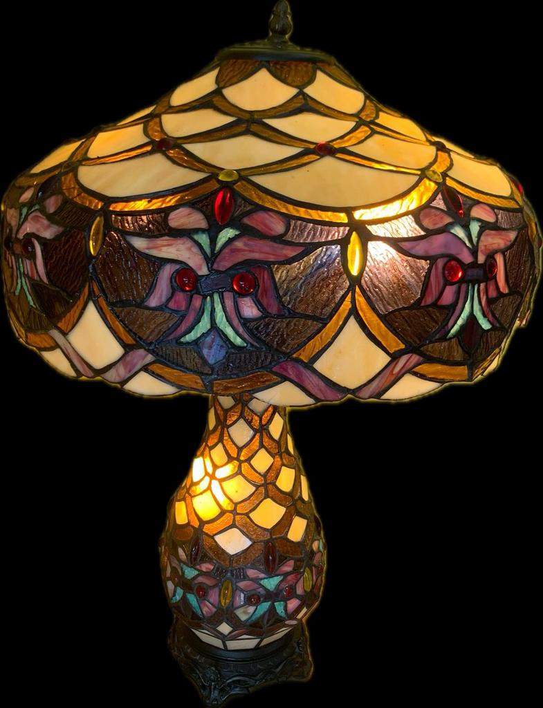 Lampen waaronder Tiffany, Huis en Inrichting, Lampen | Tafellampen, Ophalen, Overige materialen, 50 tot 75 cm, Zo goed als nieuw