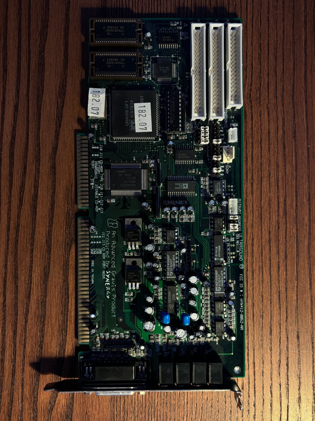 Gravis Ultrasound Classic ISA geluidskaart met diskette, Ophalen of Verzenden, Gebruikt, Intern
