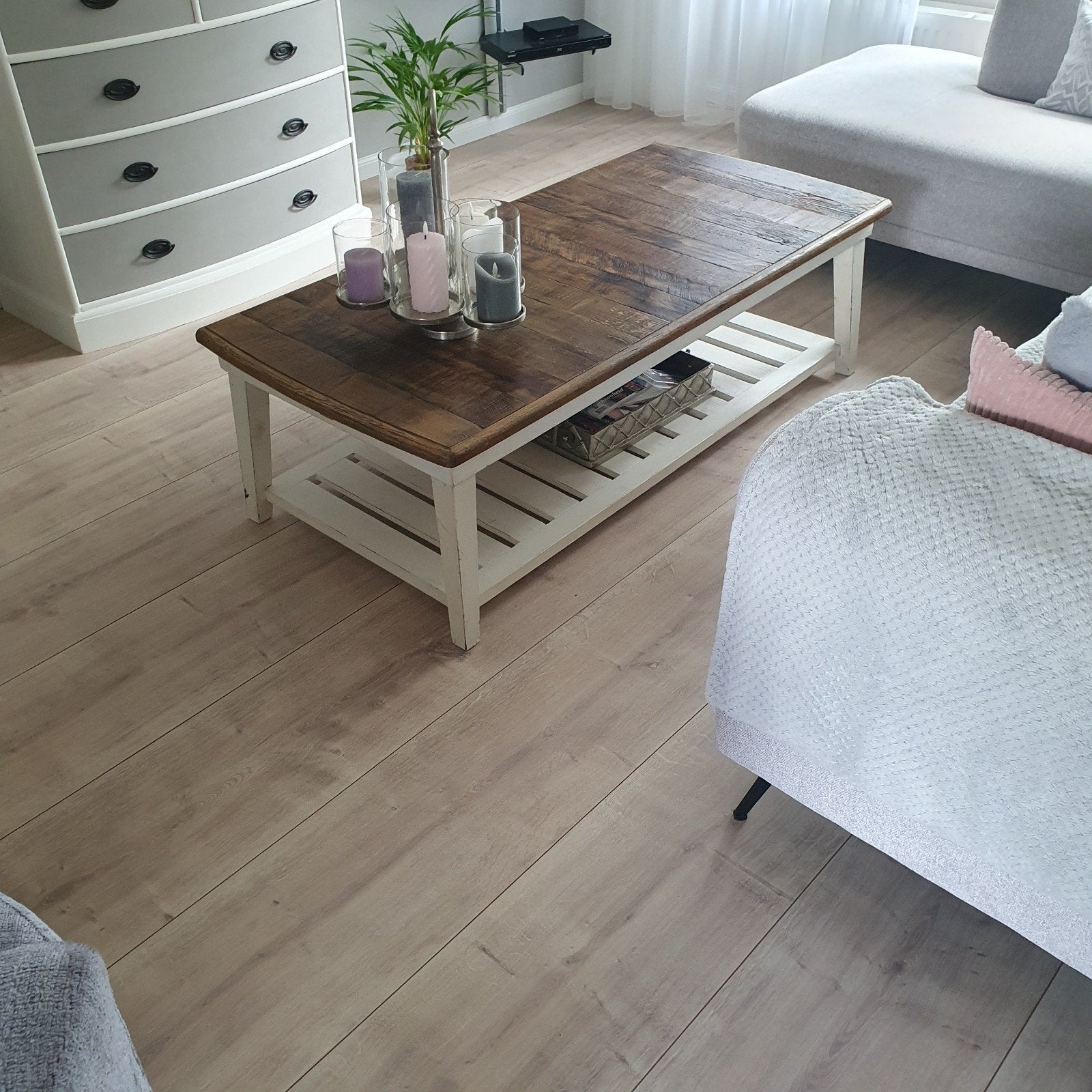 Riviera Maison Salontafel - landelijke  uitstraling, Huis en Inrichting, Ophalen, 100 tot 150 cm, 50 tot 100 cm, Zo goed als nieuw