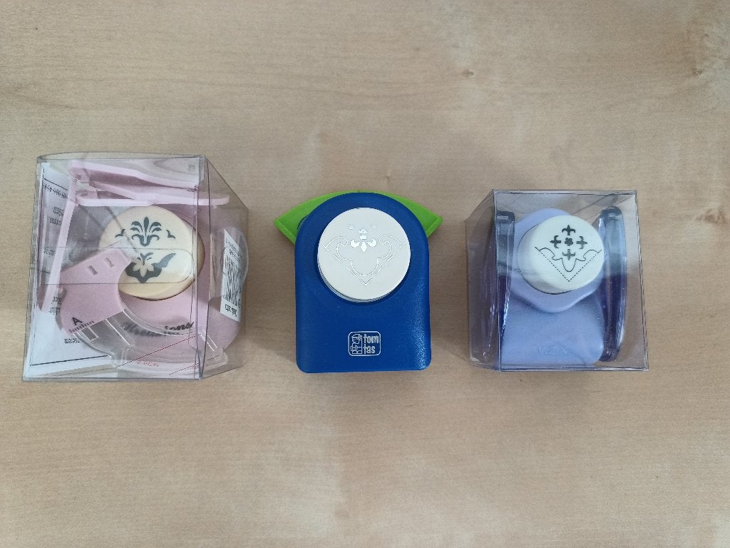 3x hoekpons (ponsen), Ophalen, Zo goed als nieuw, Overige thema's, Pons of Mal