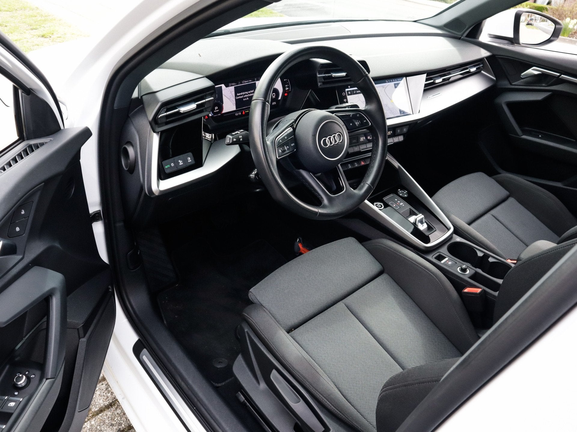 Audi A3 Sportback 30 TFSI Advanced edition 1e-Eig. & Dealer-, Auto's, Audi, 12 maanden, Stof, Gebruikt, Wit