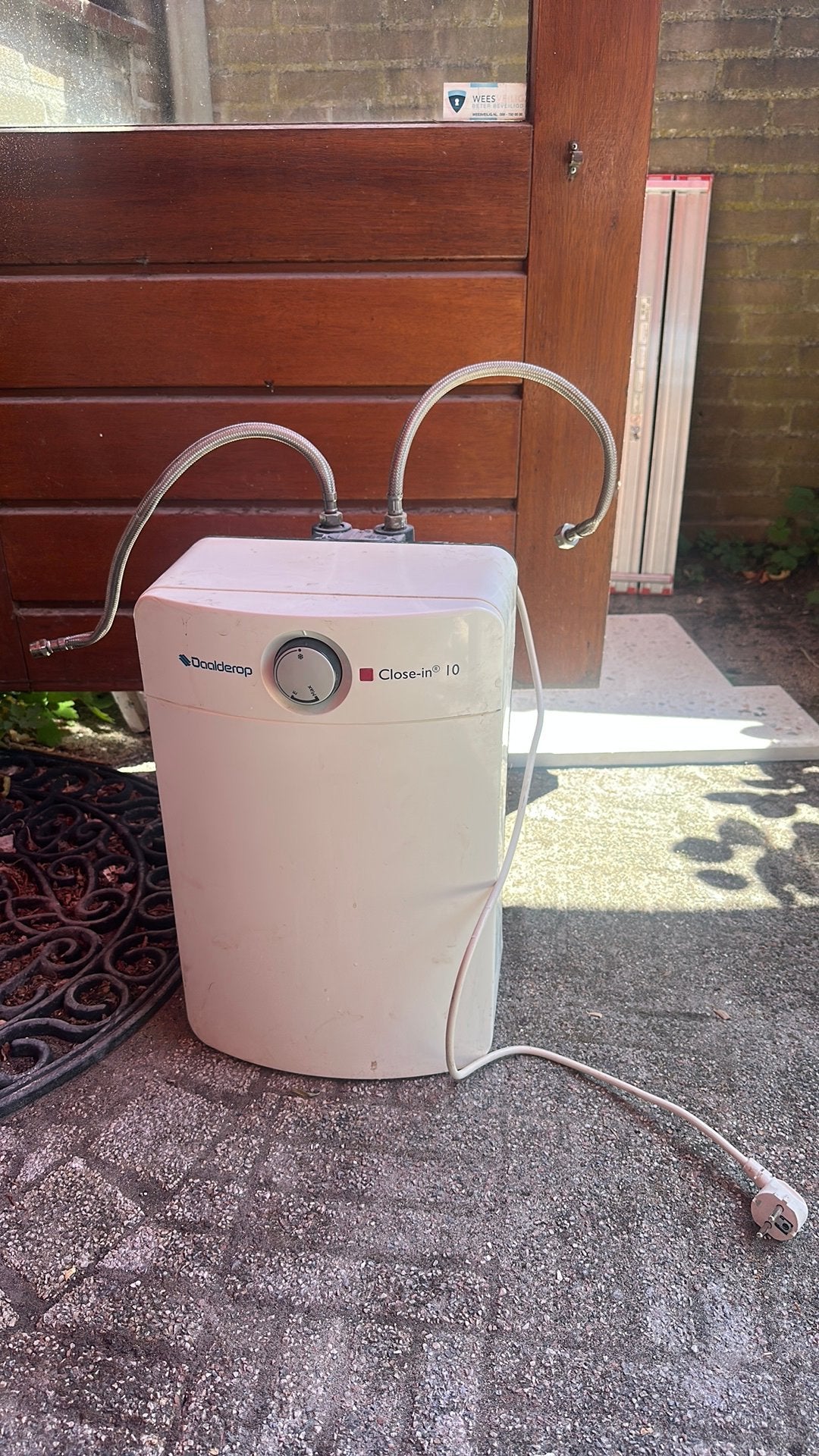 Elektrische boiler 10L Daalderop, Doe-het-zelf en Verbouw, Geisers en Boilers, Minder dan 20 liter, Ophalen, Gebruikt, Boiler