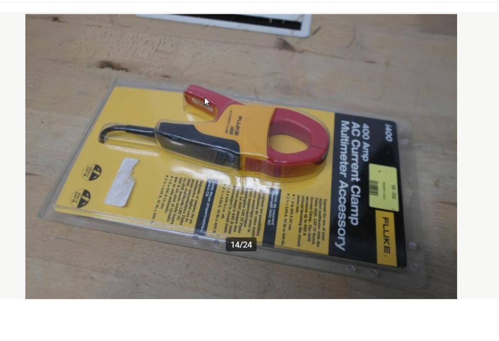 FLUKE stroomtang/amperetang ampere tang i200 i400, Nieuw, Ophalen of Verzenden, Fluke Nederland BV, Fluke Nederland BV