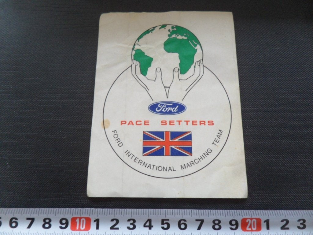 sticker FORD pace setters international marching team GB, Ophalen, Zo goed als nieuw