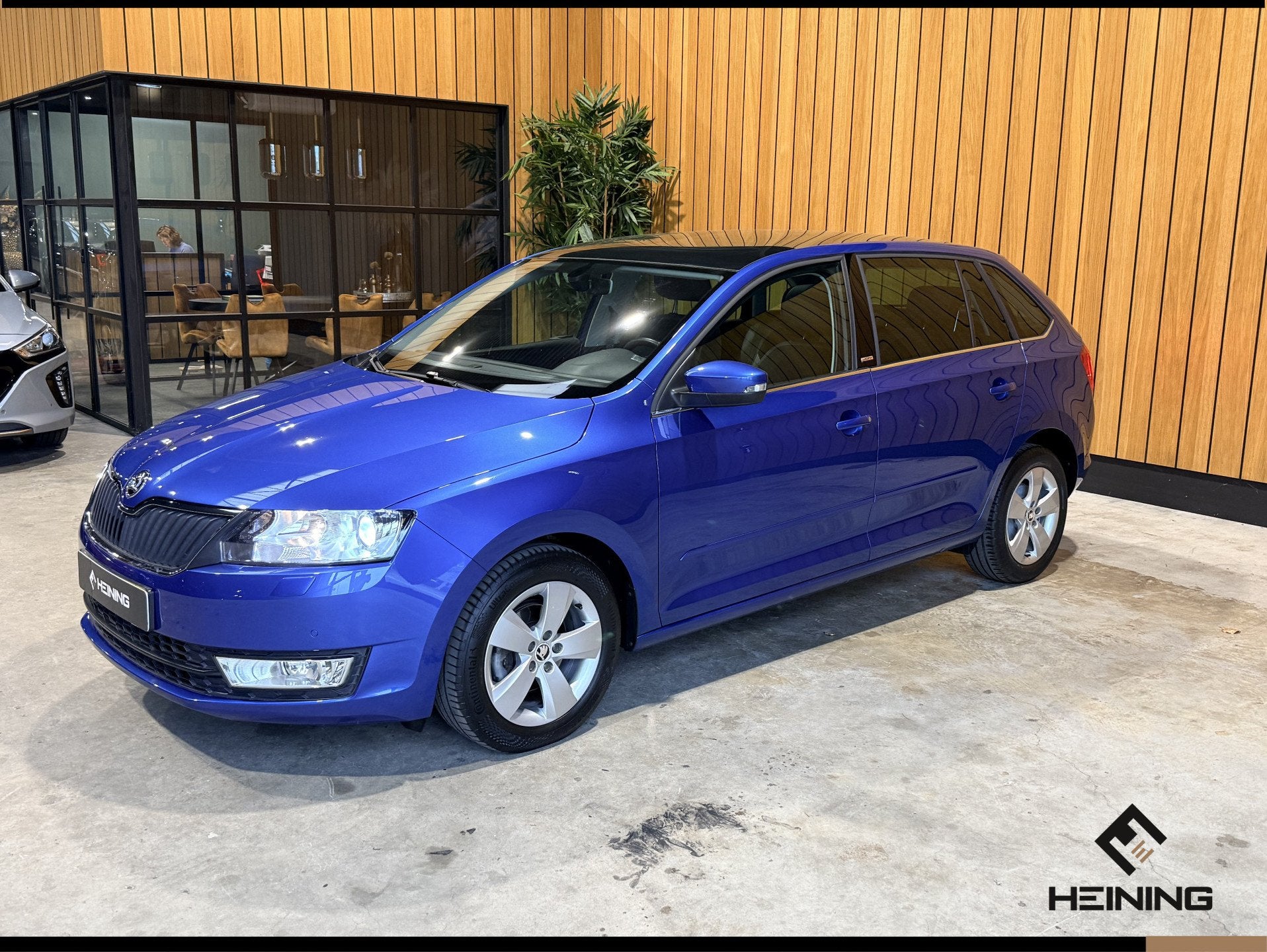 Skoda Rapid Spaceback 1.2 TSI Greentech JOY Navi. Cruise. Pa, Auto's, Gebruikt, Euro 6, 4 cilinders, Blauw