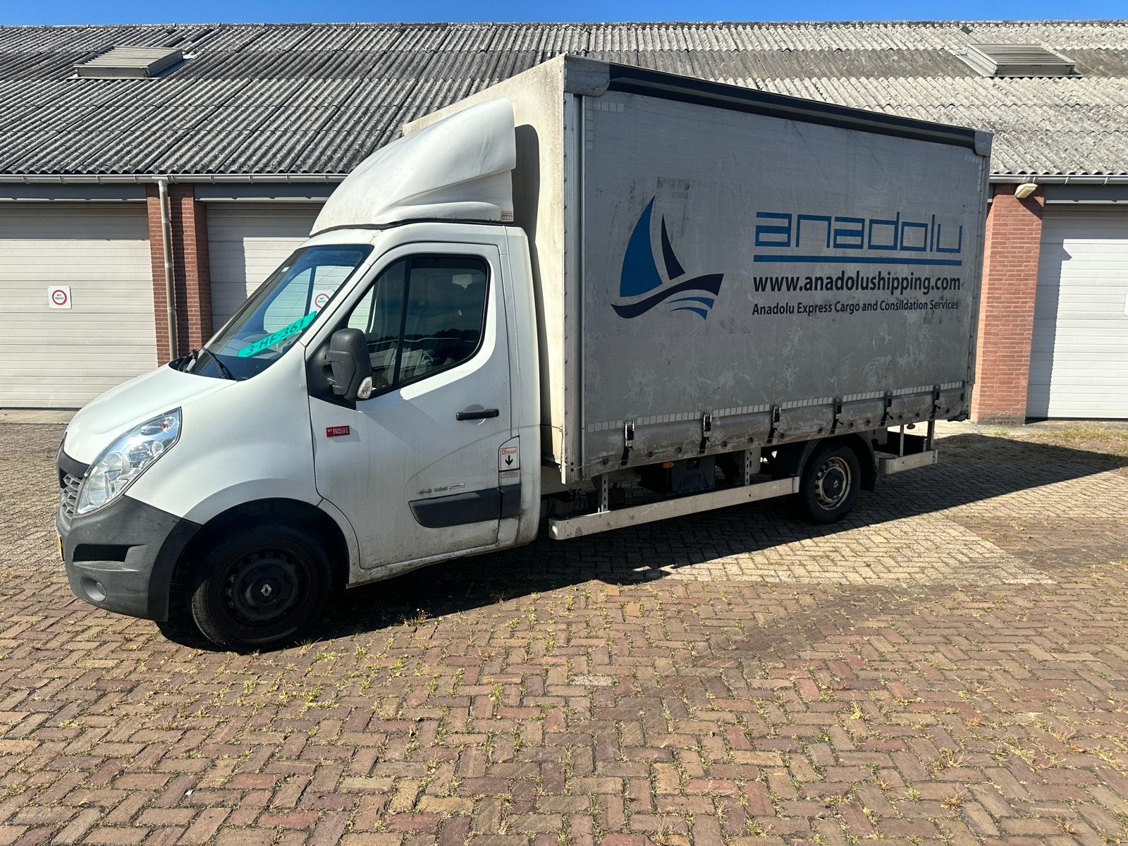 Renault Master 2016 2.3dci E5 pickup huif airco EXPORT, Auto's, Euro 5, 4 cilinders, 14 km/l, Bedrijf