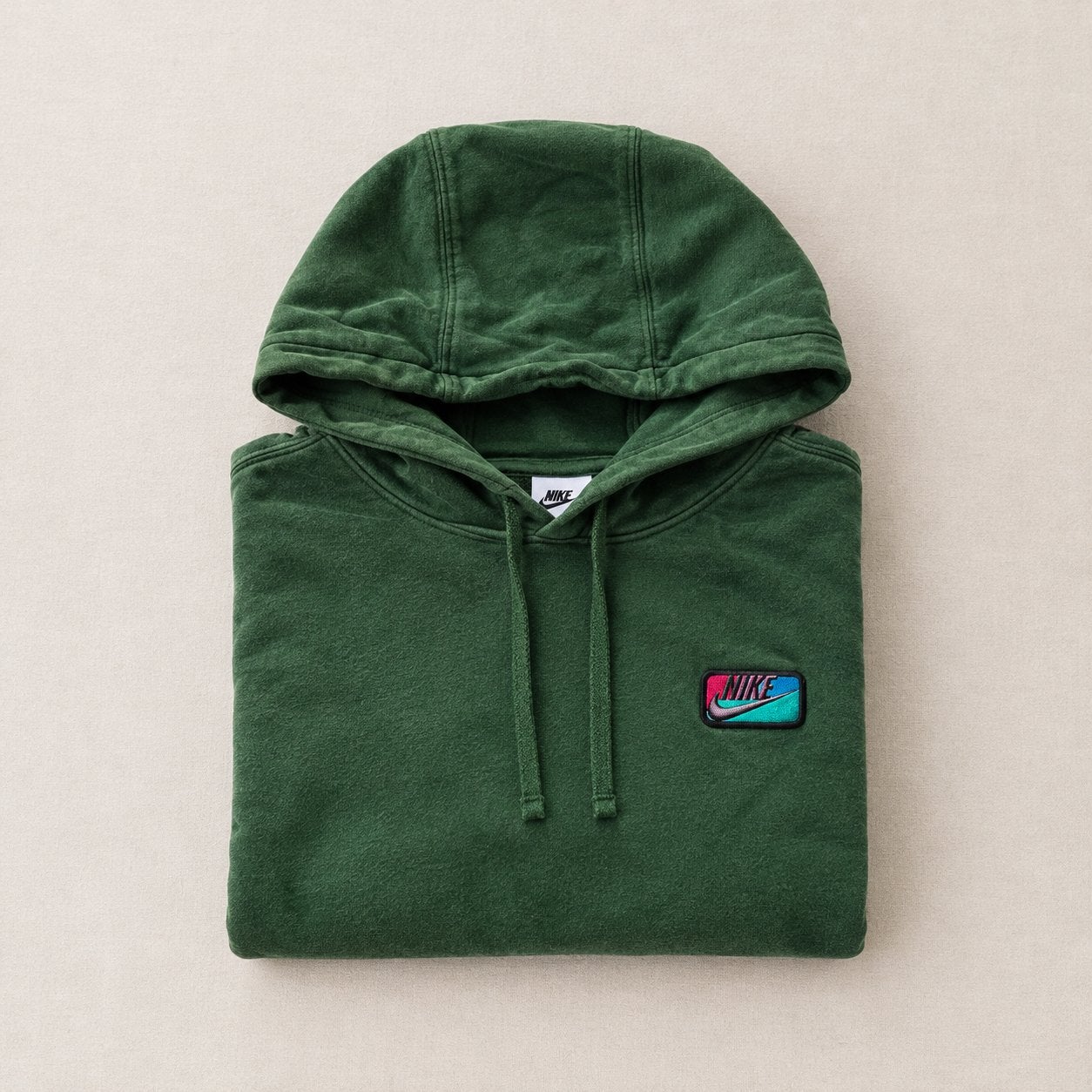 Nike Green Hoodie Swoosh Logo Olive Green Size XS, Kleding | Heren, Ophalen of Verzenden, Zo goed als nieuw, Maat 46 (S) of kleiner