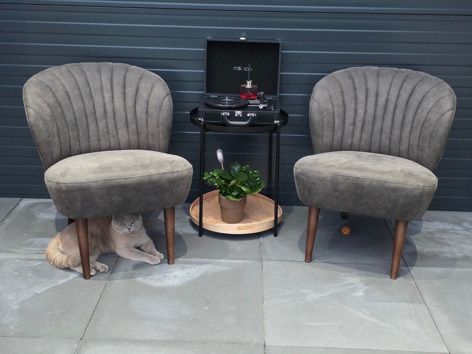 Relax fauteuil 2 stuks, Ophalen, Hout, 75 tot 100 cm, Zo goed als nieuw