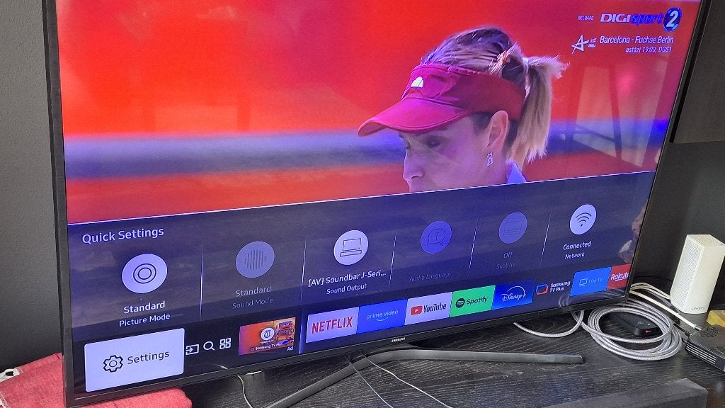 Samsung TV UHD TV 6-Serie UE55MU6100 140cm/55inch, Ophalen, 50 Hz, Samsung, 100 cm of meer