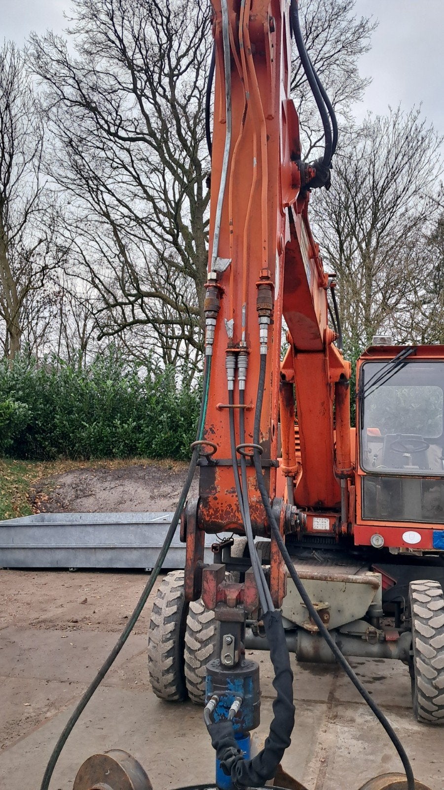 Atlas AB 1202 D Graafmachine met poliepgrijper, Ophalen of Verzenden