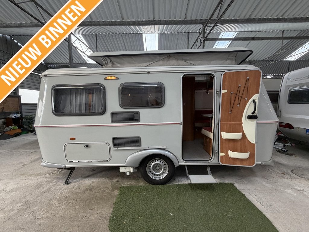 Eriba Troll 530 GT, Mover, voortent, nieuwe BOVAG keuring, Caravans en Kamperen, Bedrijf, 4 tot 5 meter, Eriba, Dwarsbed