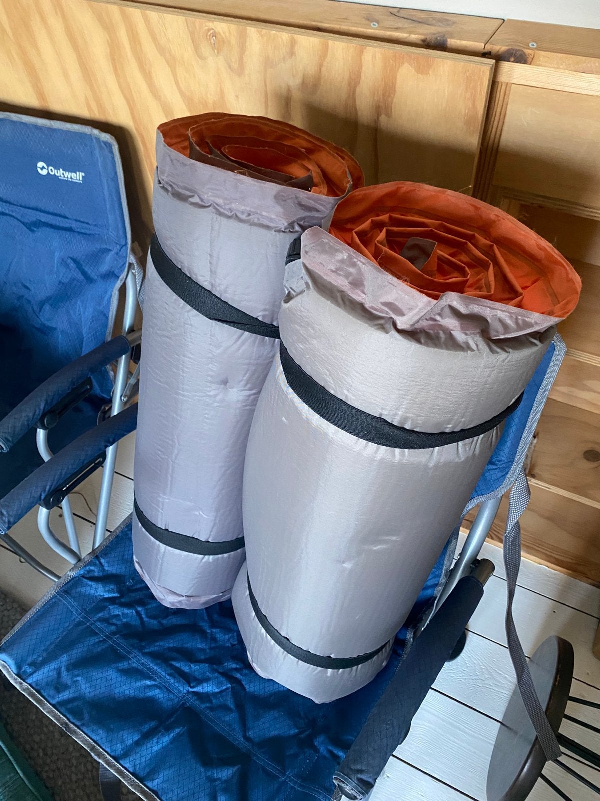 2x Zelfopblaasbare matjes | Funcamp, Ophalen, Gebruikt, Pvc, Overige typen