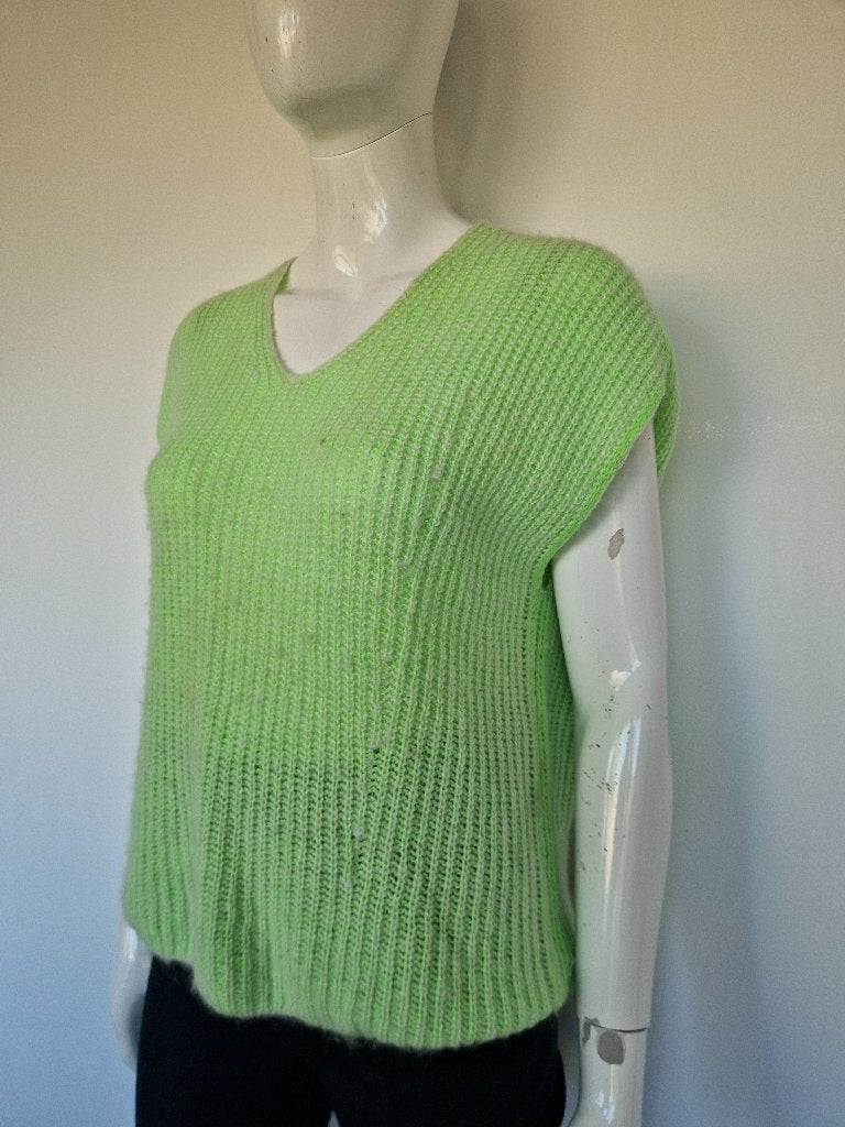 Marc Cain spencer | Maat M |Limegroen |, Maat 38/40 (M), Marc Cain, Nijmegen, Verhip-vintage.nl