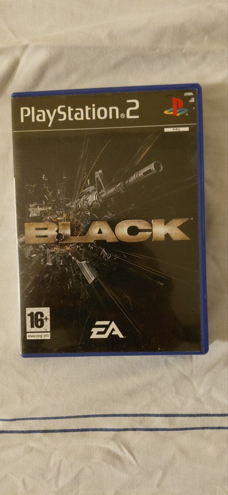 BLACK PlayStation 2 - Actie Shooter Game, Gebruikt, Shooter, 1 speler, Ophalen of Verzenden