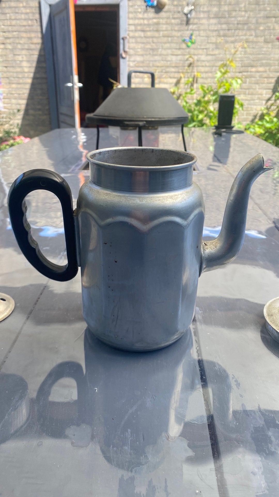 Ouderwetse koffie percolator, Ophalen of Verzenden, Gebruikt, Overige merken