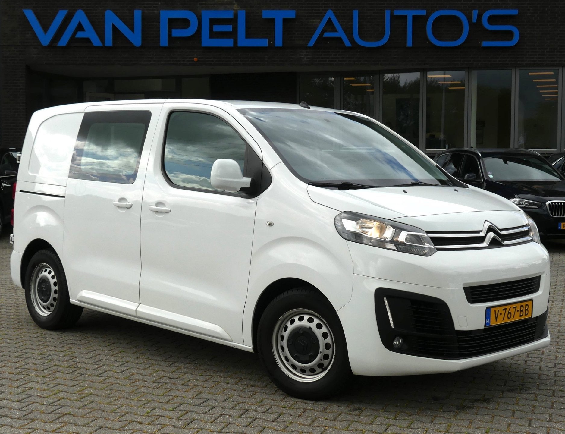 Citroen Jumpy 1.6 BlueHDI 115PK 3P Club XS S&S / Airco / Cru, Auto's, Voorwielaandrijving, Stof, Gebruikt, 4 cilinders