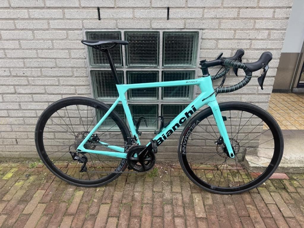 Bianchi Sprint 105 Disc (2024) – Celeste – maat 57 (ZGAN!), Fietsen en Brommers, Fietsen | Racefietsen, 28 inch, Carbon, Heren